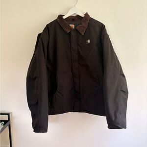 Vintage CARHARTT jacket 3XL quilted / lined workwear made in USA BLACK
